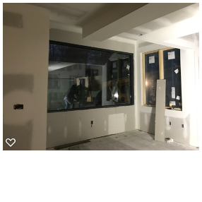 Completed kitchen cabinetry